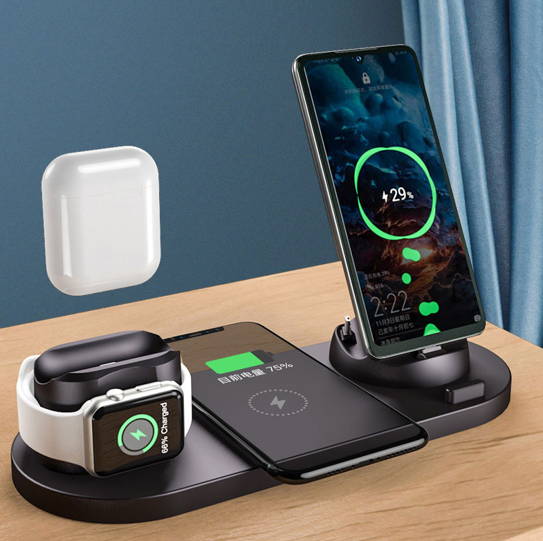 Quick and powerful 6 in1 wireless charger