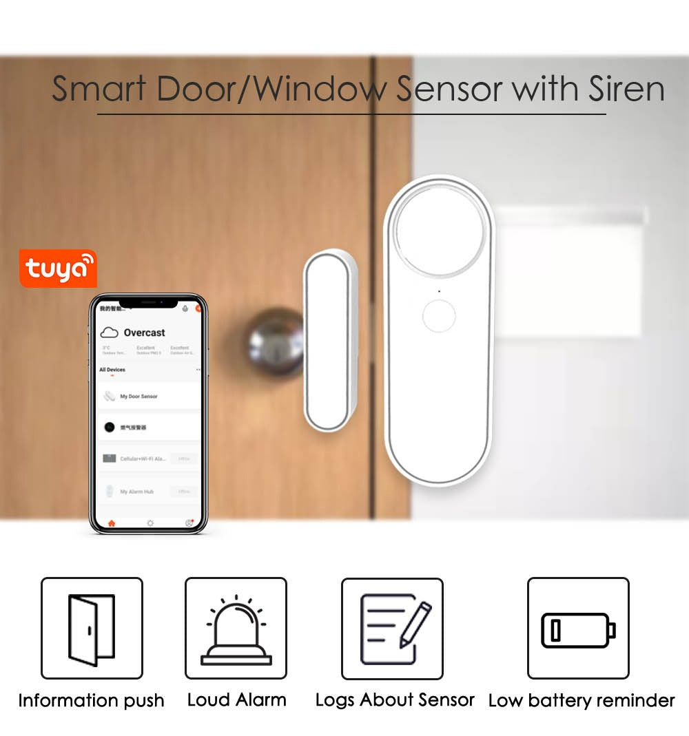 Secure Home wifi contact sensor for home security