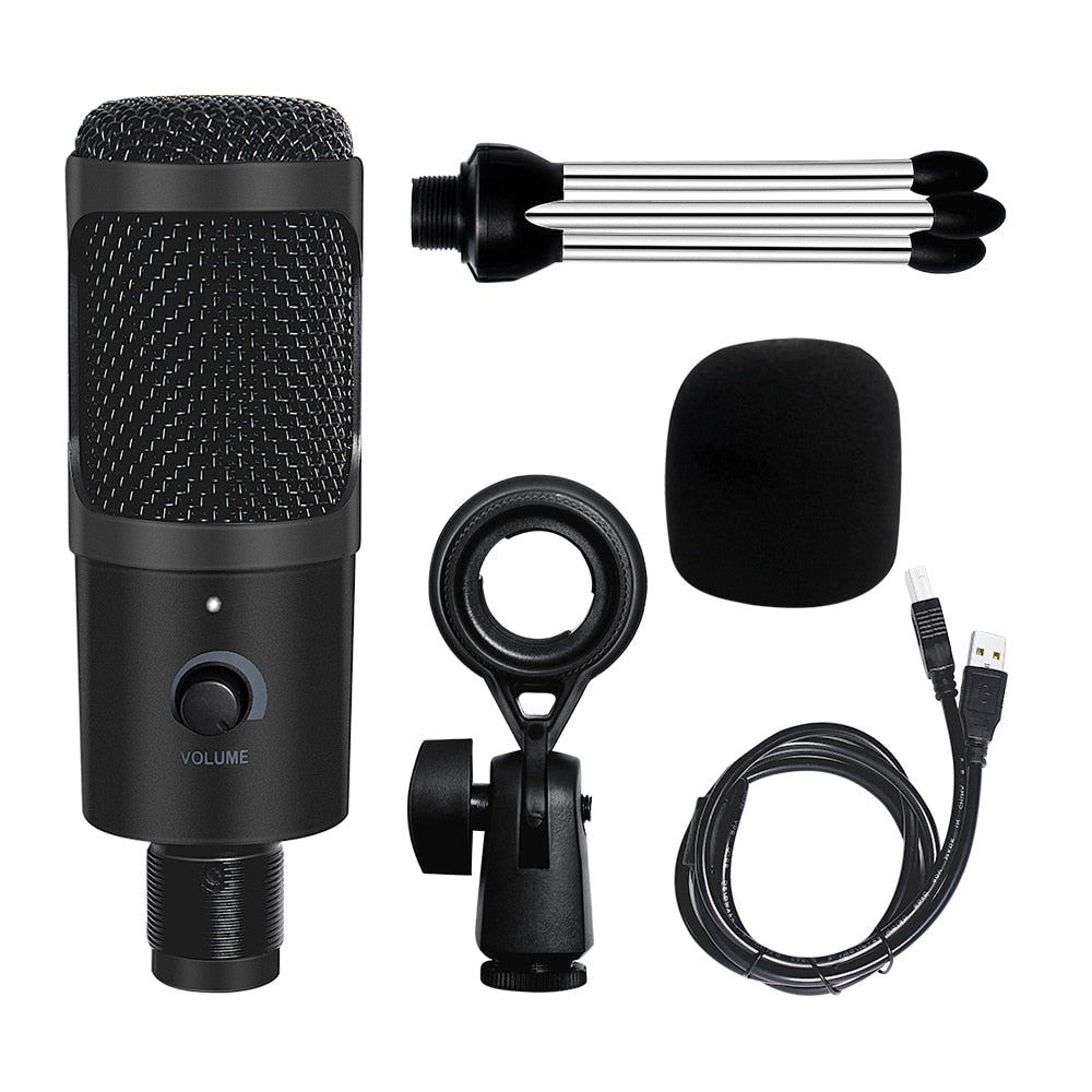 High-Quality USB Condenser Microphone for Gaming, Streaming, Recording Studio, YouTube Videos and more...