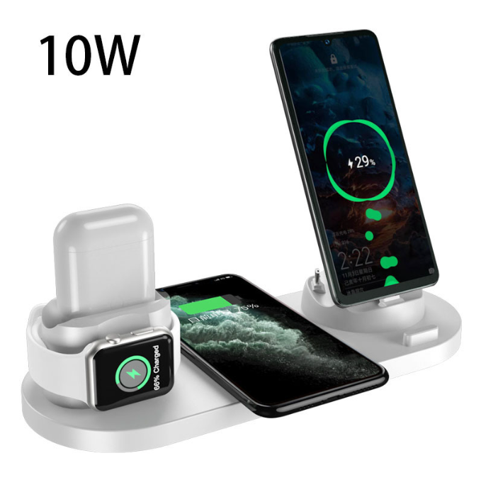 Quick and powerful 6 in1 wireless charger