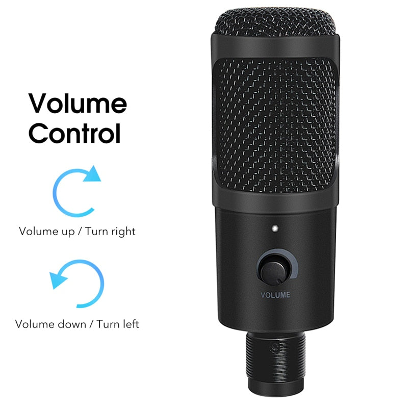 High-Quality USB Condenser Microphone for Gaming, Streaming, Recording Studio, YouTube Videos and more...